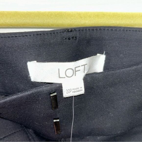 New, LOFT Riviera Cropped Casual Slack Pants - Picture 4 of 5